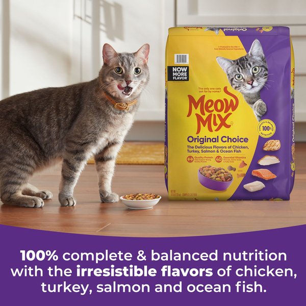 Meow Mix Original Choice Dry Cat Food, 16 lb. Bag | Hy-Vee Aisles