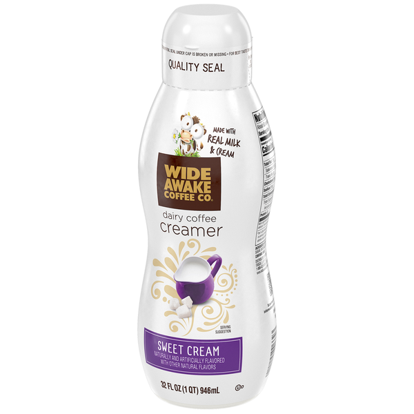 Wide Awake Coffee Co. Dairy Coffee Creamer Sweet Cream | Hy-Vee