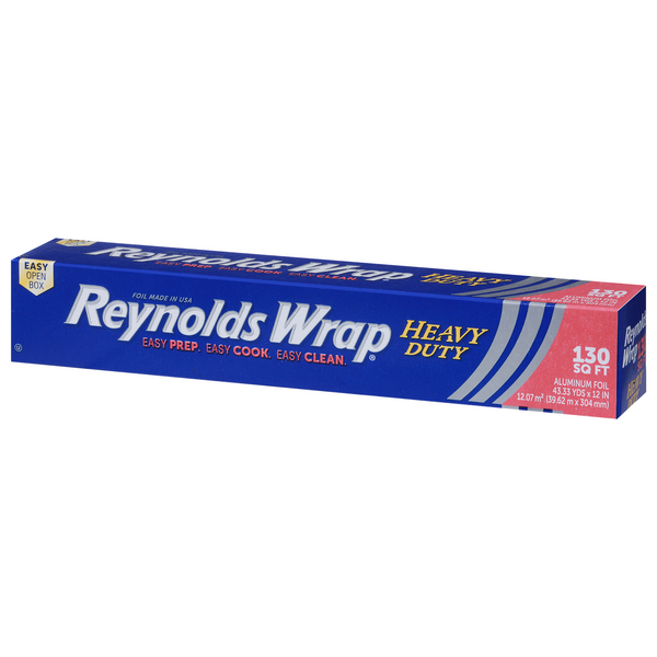 Reynolds Wrap Heavy Duty Aluminum Foil, Thick and Durable, 50