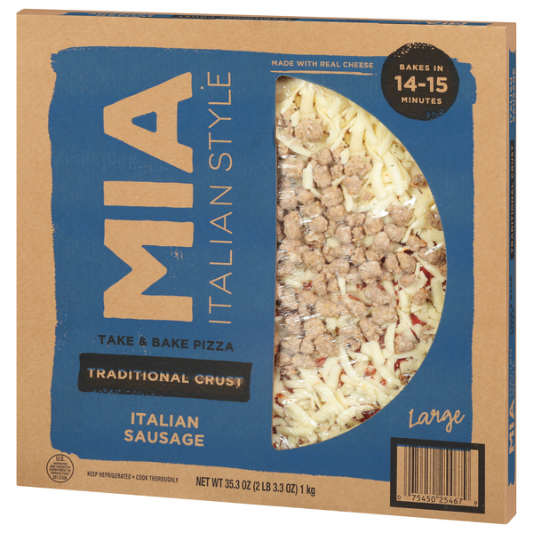 Mia Italian Take & Bake Pizza Large Traditional Crust Italian