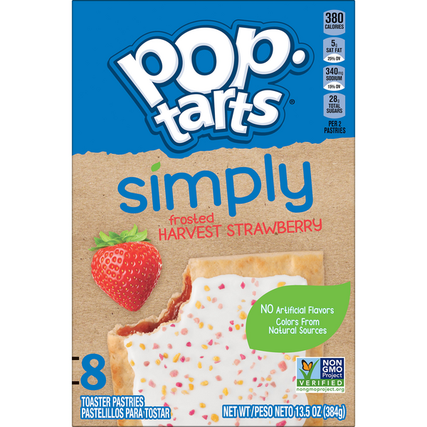 Buy Kellogg's Pop Tarts Frosted Strawberry Flavour 384g