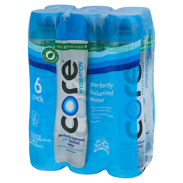  CORE Hydration Nutrient Enhanced Water, .5 L bottles, 6 Pack :  Health & Household