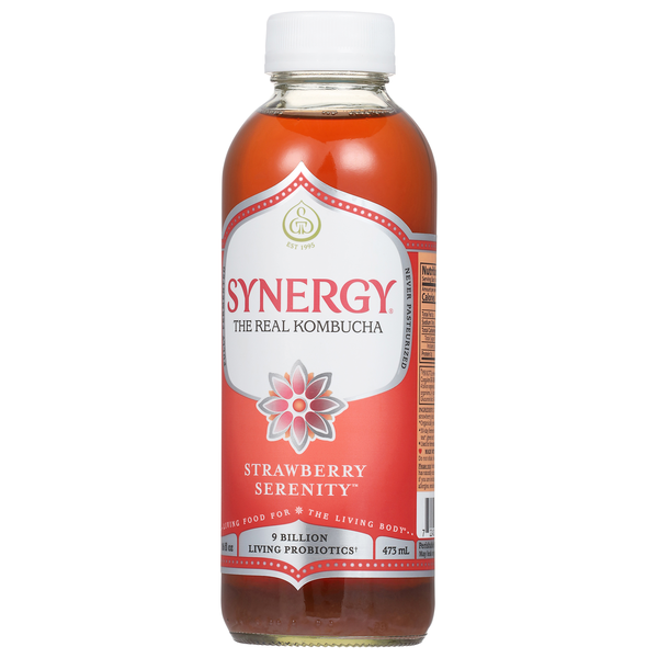 GT's Synergy Strawberry Serenity Kombucha | Hy-Vee Aisles Online