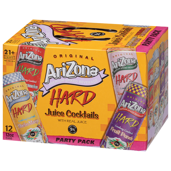AriZona Hard Juice Cocktails Variety Pack 12Pk | Hy-Vee Aisles