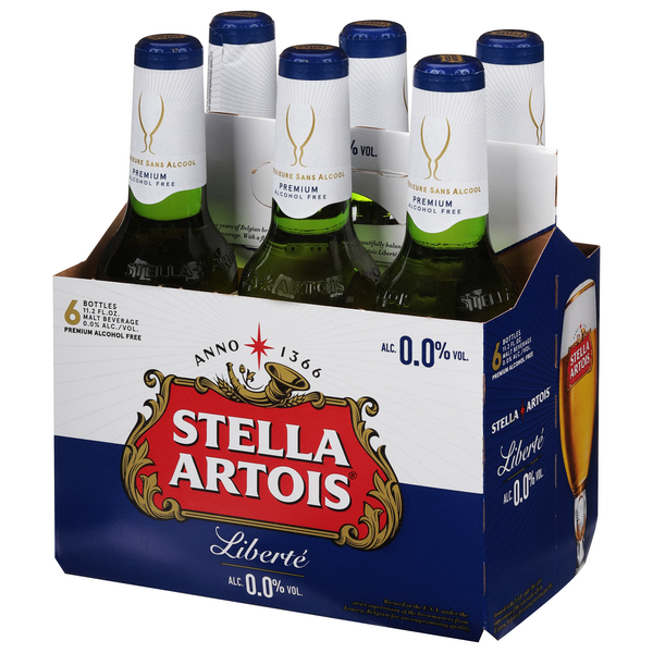 [Pack of 6] Stella Artois Liberté 0.0% Premium NA/Alcohol FREE Larger Beer