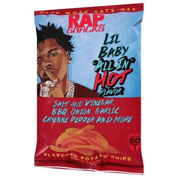Rap Snacks Lil Baby All in Hot Flavor Potato Chips 2.5 oz | Hy-Vee