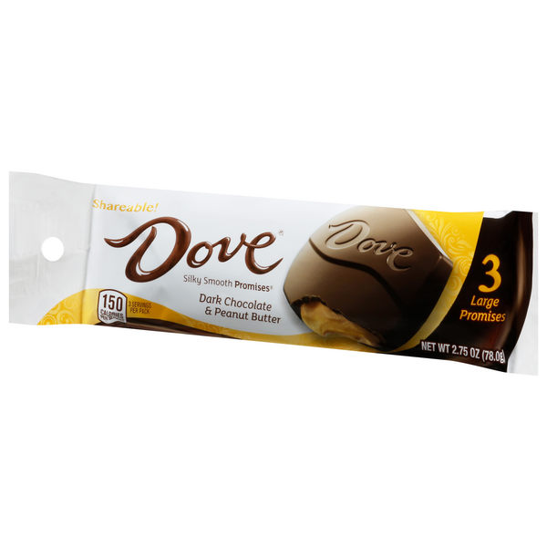 Dove Candy, Dark Chocolate & Peanut Butter - 7.61 oz