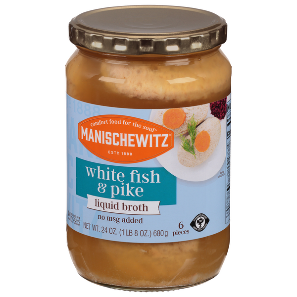 Manischewitz White Fish & Pike, Liquid Broth