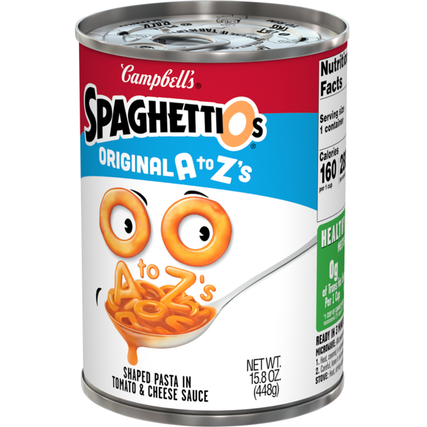 Spaghettios Pasta, Original, 4 Pack - 4 pack, 15.8 oz cans