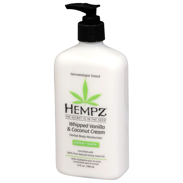 Hempz Whipped Vanilla & Coconut Cream Body Moisturizer | Hy-Vee