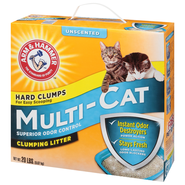 Arm & Hammer Multi-Cat Superior Odor Control Unscented Clumping
