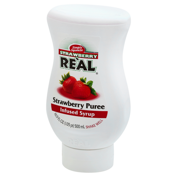 Strawberry Re'al Infused Syrup Strawberry Puree | Hy-Vee Aisles 