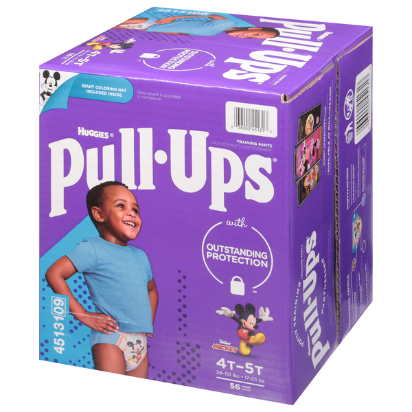 Huggies Pull–Ups Boys Or Girls 4T–5T, 102 units
