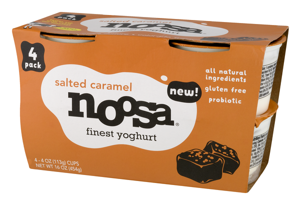 yosa フーミン1パック Noosa Finest Yoghurt, Vanilla Bean, Blended, 4 Pack - Smart & Final
