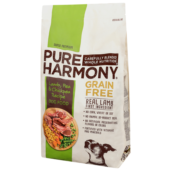 Pure Harmony Grain Free Lamb Pea Chickpea Dry Dog Food Hy Vee