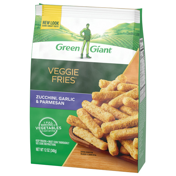 Green Giant Veggie Fries Zucchini Garlic & Parmesan, Frozen Side