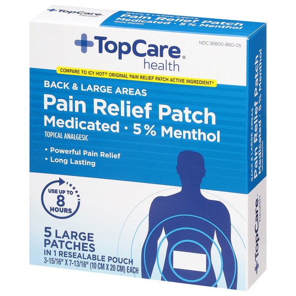 Icy Hot Original Pain Relief Patch for Back and Large Areas X-Large