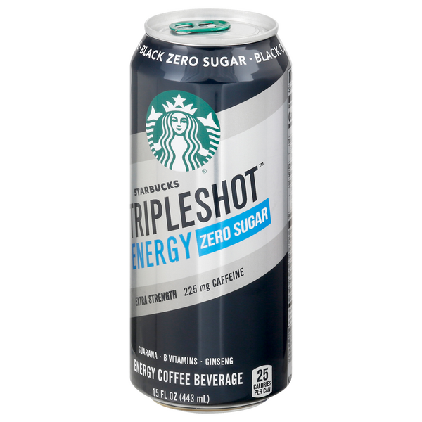 Starbucks TripleShot Energy Zero Sugar Extra Strength Black Energy
