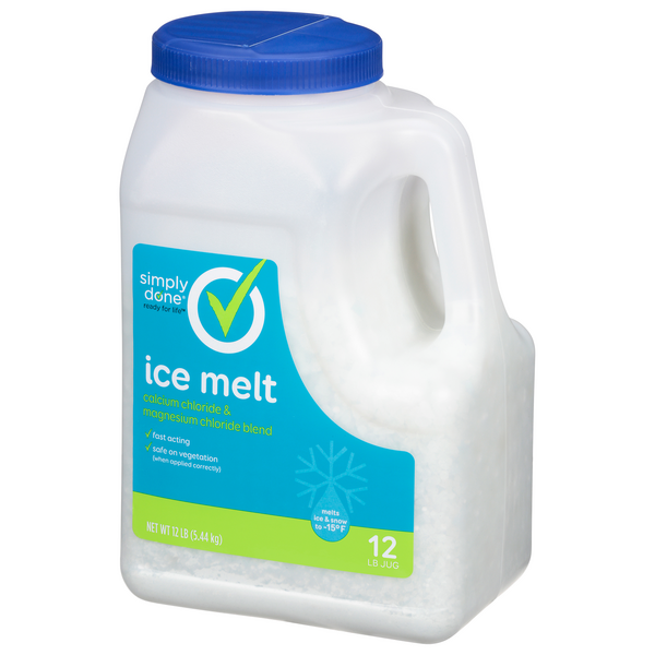 Simply Done Ice Melt Salt Bag  Hy-Vee Aisles Online Grocery Shopping