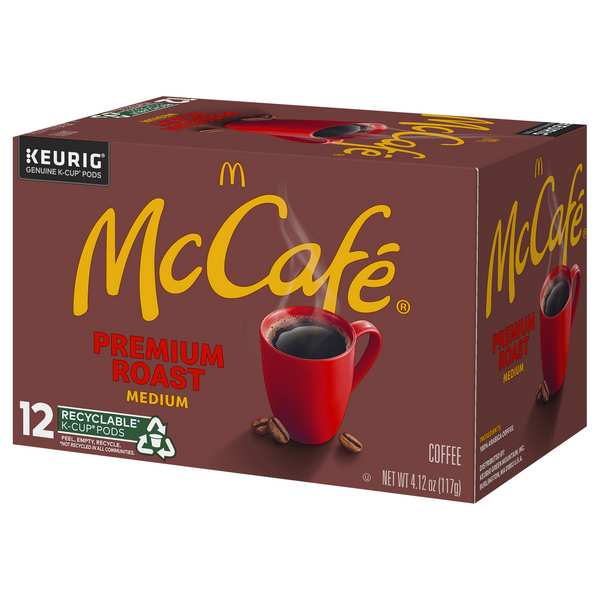 McCafe Premium Roast Coffee, Single Serve Keurig K-Cup Pods