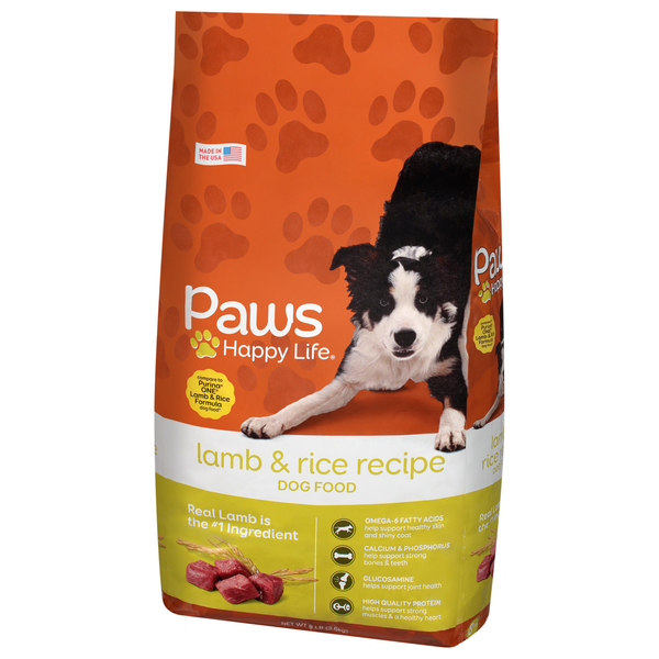 Paws Happy Life Lamb Rice Recipe Dog Food lb Hy-Vee Aisles