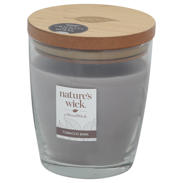 tobacco cedar candle target Nature's Wick Tobacco Bark Scented Medium Jar Candle
