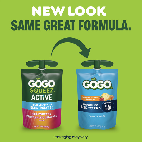 GoGo On the go Snack Strawberry Pineapple & Orange Blend Fruit