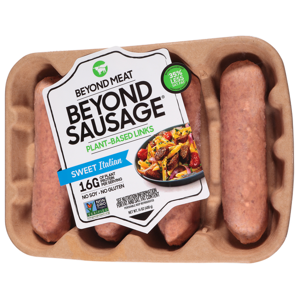 Beyond Sausage - Beyond Sausage, Sausage Links, Plant-Based, Sweet Italian  Style (4 count), Shop