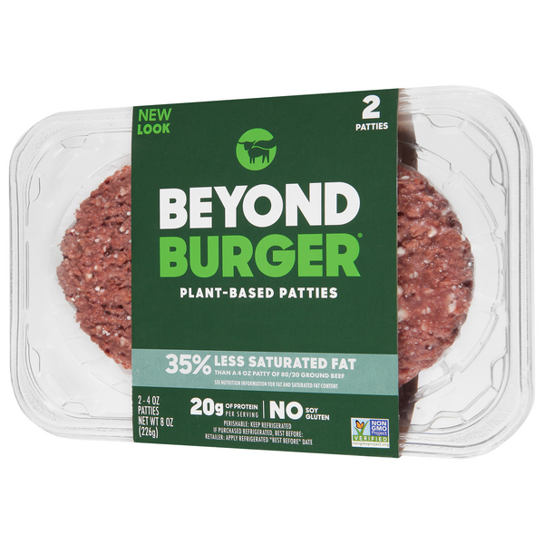 Beyond Meat Beyond Burger Plant-Based Patties 2 pk, 8 oz