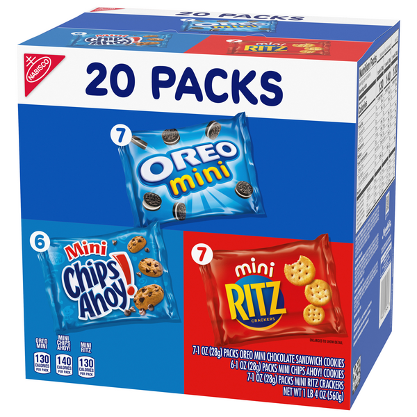 Nabisco Sweet & Savory Mix Oreo Mini, Mini Chips Ahoy! & Mini Ritz