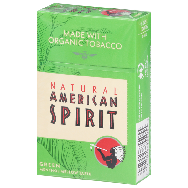 Natural American Spirit Menthol Box Mellow Green