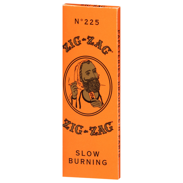 Zig-Zag Slow Burning N 225 Cigarette Papers 32 Leaves 32 ea
