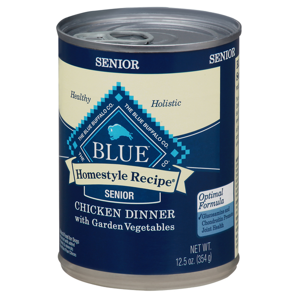 Blue Buffalo Homestyle Recipe Natural Senior Wet Dog Food Chicken