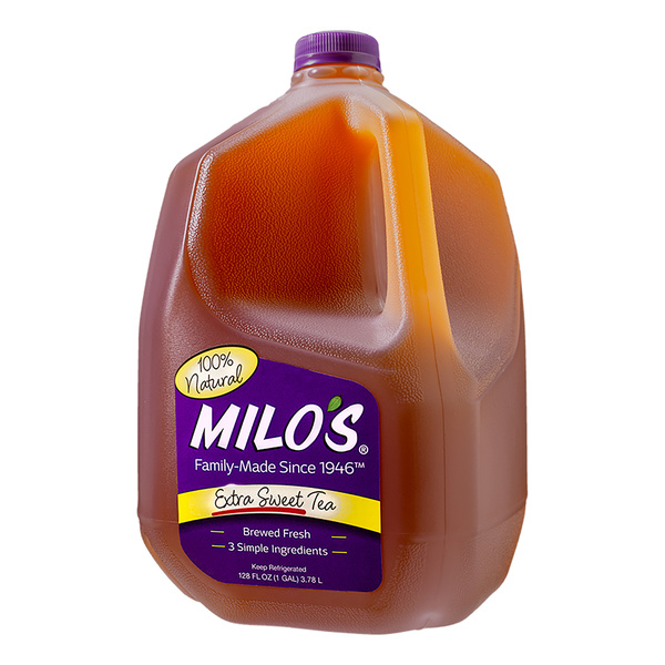 Refrigerated Tea Milo's Extra Sweet Iced Tea Gallon, Fresh Brewed Refrigerated Tea | Hy ...