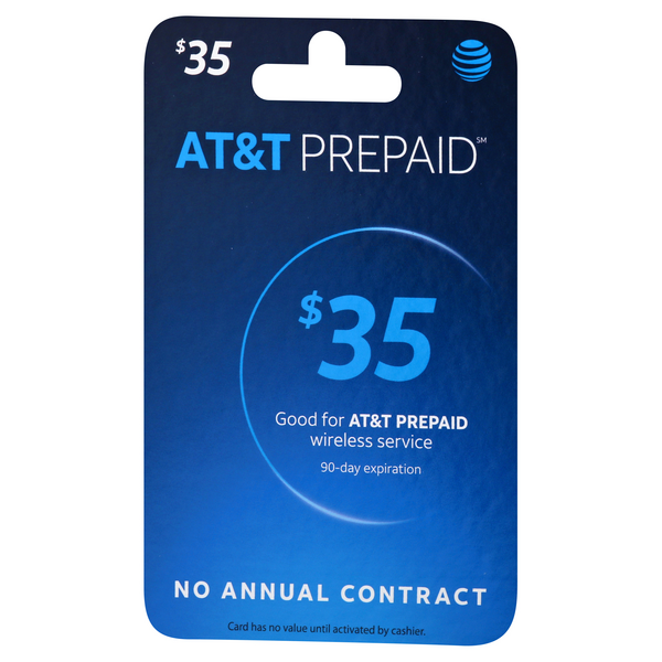 At&T Prepaid Card $35 | Hy-Vee Aisles Online Grocery Shopping