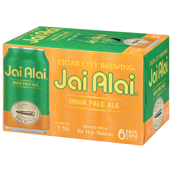 Cigar City Jai Alai IPA 4/6 pack 12oz Cans | Hy-Vee Aisles Online