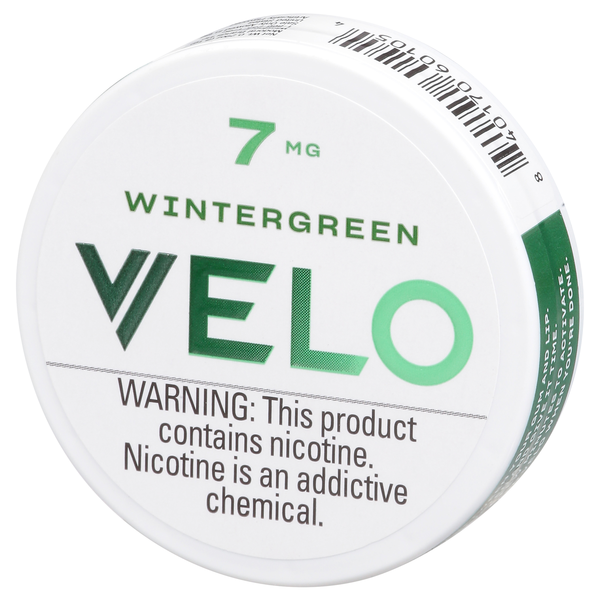 【超希少・美品・廃盤】[V.A.] seven winters Velo Max Nicotine Pouches, Wintergreen, 07 Mg | Hy-Vee Aisles
