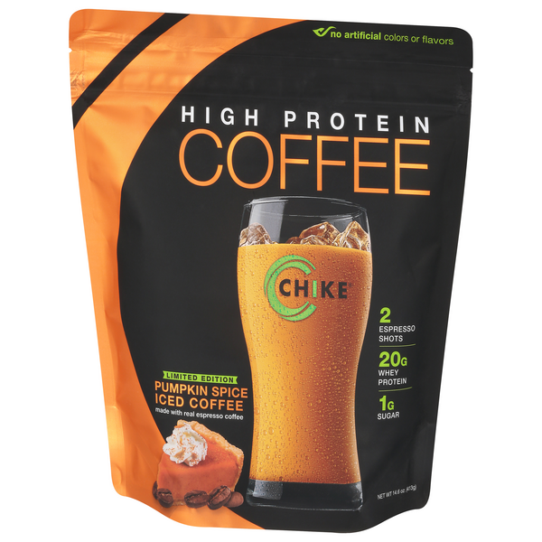 Chike High Protein Iced Coffee, Pumpkin Spice | Hy-Vee Aisles