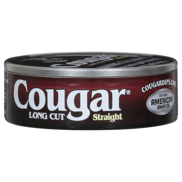 Cougar Long Cut Straight Moist Snuff 1.2 oz