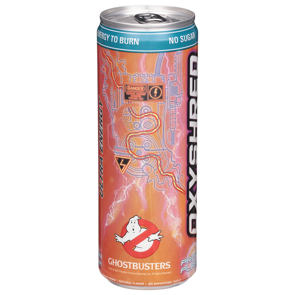 EHPlabs OxyShred Ultra Energy Drink, Zero Sugar, Ghostbusters