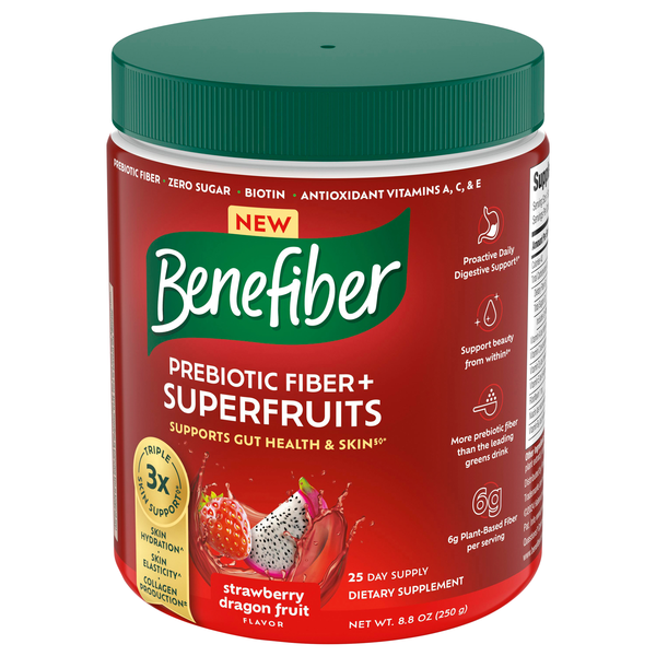 Benefiber Prebiotic Fiber + Superfruits Dietary Supplement