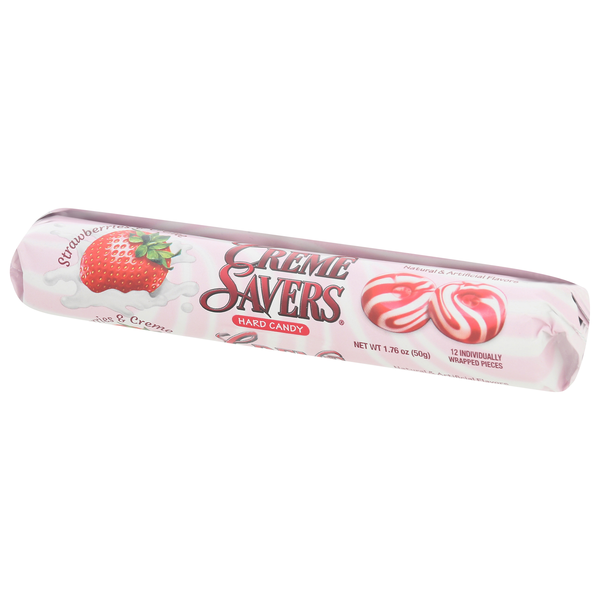 Creme Savers Hard Candy, Strawberries & Creme, 12Pieces | Hy-Vee