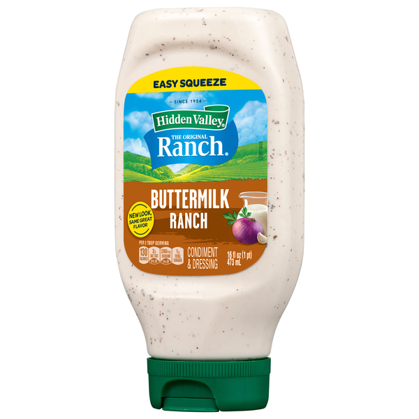 walmart ranch dressing Hidden Valley Original Ranch Condiment and Dressing, America 250 Limited Edition Easy Squeeze Bottle, -16 fl. oz