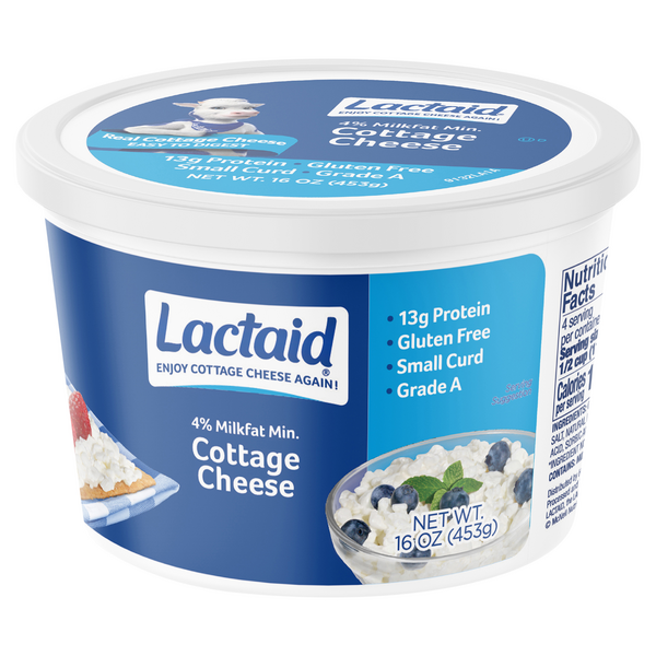 LACTAID® Cottage Cheese with 13g of Protein