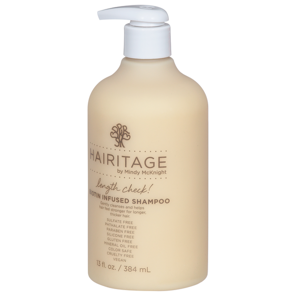 ハイジ様 シャンプー＆トリートメント Hairitage By Mindy McKnight Shampoo, Length Check Biotin Infused