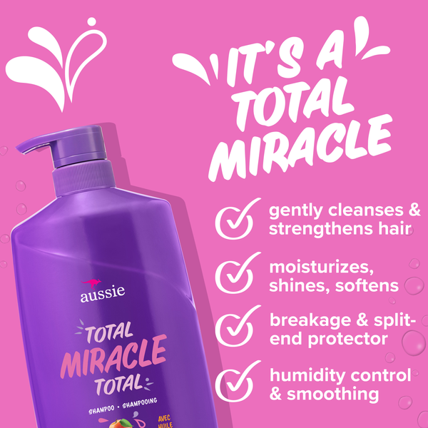Aussie Total Miracle 7n1 Shampoo with Apricot & Australian