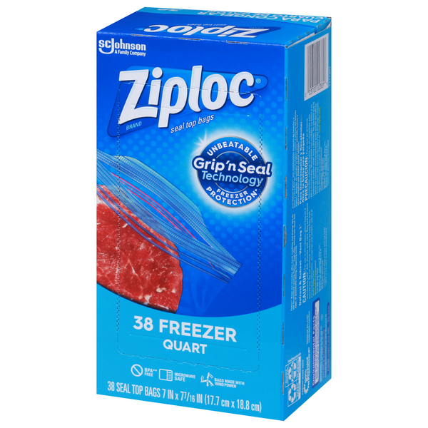 Ziploc 1Gal. Double Zipper Food Storage Bag (19-Count) - Thomas Do-it Center