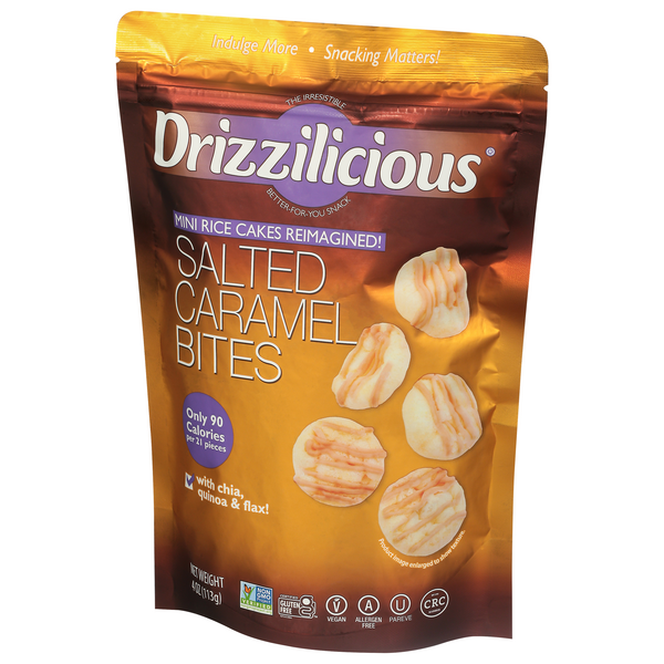 Rice cake & Harry③ Drizzilicious Salted Caramel Bites Mini Rice Cakes | Hy-Vee Aisles