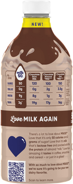DairyPure Milk 50 Chocolate Lactose Free Skim Milk | Hy-Vee Aisles