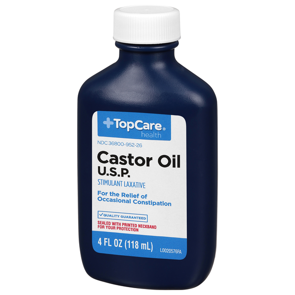Topcare Castor Oil U.S.P. Stimulant Laxative Oral Liquid